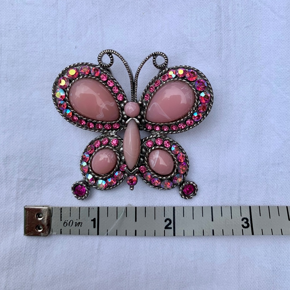 Wien Butterfly Pendent/Brooch Pink